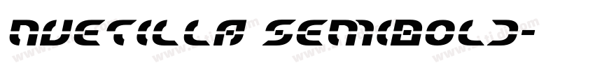 nuetilla SemiBold字体转换